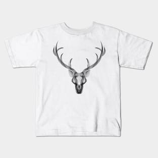 Dramabite Linear deer stag Kids T-Shirt